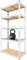 BAUSOKOL Metallregal 180x90x45 cm Verzinkt – 5 MDF Böden – Tragkraft 875kg – Lagerregal, Werkstattregal, Kellerregal, Schwerlastregal