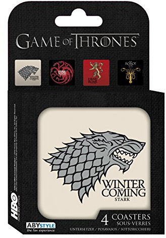 ABYSTYLE Game of Thrones - Untersetzer 4er Set Häuser