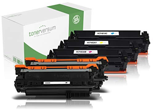 5 XXL Toner kompatibel mit HP CF400X-CF403X Schwarz Cyan Magenta Gelb für HP Color Laserjet Pro M252dw M252n M274dn M274n MFP M277dw M277n 201X Multipack