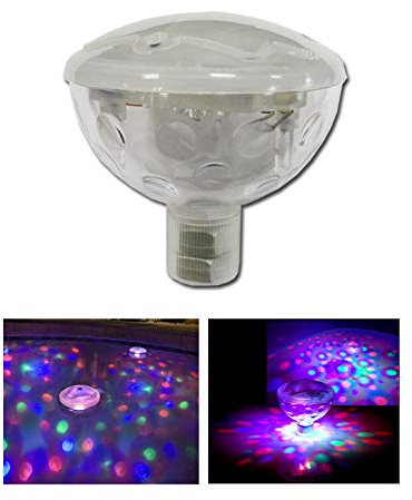 BOMBILLA MULTICOLOR 4LED RGB PARA DECORACION DE PISCINAS