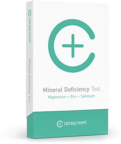 Mineralstoff-Test von CERASCREEN – Mineralstoffe Magnesium, Zink & Selen schnell & einfach von Zuhause testen | Mikronährstoffanalyse | Professionelles Labor