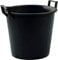 Srendi® large/Extra Large/Medium/Small Black Gardens plant Pots, tree, shrub, pots with handles (2, 50L)