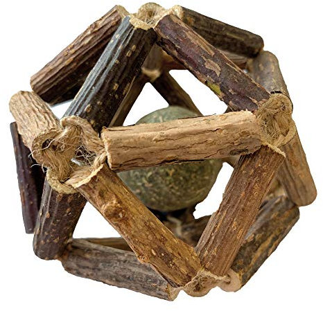 Croci Euphoria - Sfera Gioco per Gatti a Base di Erba Gatta, a Forma di Palla, con Catnip Attrattivo per Felini e Cuccioli, 8 cm