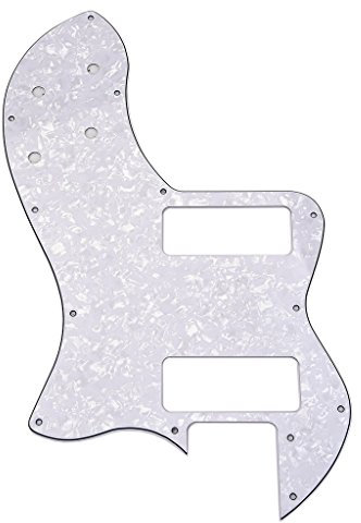 Alnicov Telecaster Thinline Schlagbrett P90 Modern Player Deluxe Tele White Pearl