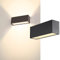 SLV Wandaufbauleuchte SITRA L UP/DOWN / Beleuchtung für Wände, Wege, Eingänge, LED Spot außen, Aufbau-Leuchte Outdoor, Gartenlampe / IP44 24W 2800lm 3000/4000K CCT SWITCH anthrazit