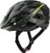 ALPINA PANOMA - Reflektierender & Optimal Belüfteter Fahrradhelm Mit Fliegennetz & Nachrüstbarem LED Für Erwachsene, Black-neon Yellow Gloss, M (56-59 cm)