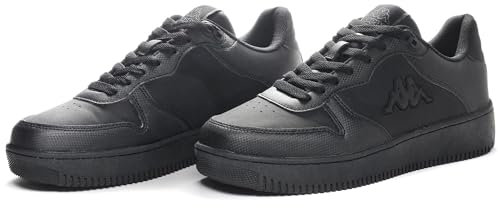 Kappa Unisex's Logo Maserta Gymnastics Shoe, Black, 11 UK