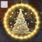 Herefun Luci Sospese con Ventosa, Luci Albero di Natale da Appendere 3D Luci Natale a Led Luce a Sospensione, Luci Decorative Della Novità di Natale per Luci di Decorazione