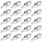 GOYADA 20 PCS Tendeur de Cloture, Tendeur Grillage en Acier Galvanisé 90MM, Tendeur de Fil pour Cloture, Jardin, Fil d'acier, Antenne, Corde à Linge