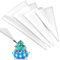 VDL Piping Bags, Set of 4 Reusable Icing Cream Bags for Cake Decorations