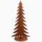 Rostikal Weihnachten Deko 33 cm Tannenbaum Gartendeko Vintage Weihnachtsdeko aussen