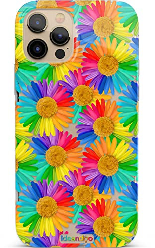 Coverpersonalizzate.it Handyhülle Samsung Galaxy A20e Blumen Ideandoo Kollektion Regenbogen -Gänseblümchen, transparente, dünne, hochwertig Bedruckte Hülle