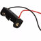 Lot de 10 piles A23 23 A Noir Boîtier Clip Support Box 12 V Chargeur de batterie rechargeable piles AA Lithium, Noir , taille unique