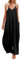 Keerlonno Tuta Donna Estiva Corta, Ampia Elegante Baggy Tuta Intera Larghi Lunga Overall Casual Tinta Unita Salopette Senza Maniche Pagliaccetto Jumpsuit con Tasche Pantaloni Monopezzi