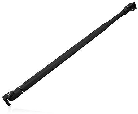 CKB Barra de soporte ajustable de pared a vidrio de 27 1/2-47 1/4 (700 mm-1200 mm), soportes de soporte de panel fijo para puerta de ducha sin marco para vidrio de 1/4 a 3/8 pulgadas de grosor,