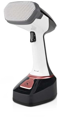 Nedis Bügeleisen - 1400 W - Edelstahl - 0.32 l, Schwarz