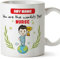 MUGFFINS Personalised Mug for Nurse Man - in English - You are World's Best - Funny Custom Gift for Colleagues - Ceramic 11oz Mug
