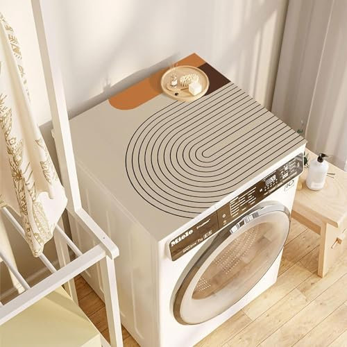 QMZDXH Cubierta Antipolvo para Lavadora Funda para Lavadora de Exterior Lavadora a Prueba de Polvo Funda Lavadora Carga Superior/Frontal gabinete para Lavadora D,40 * 60cm