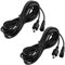 NATPOW Extension Cable Wire 2 Pack 5M with Male and Female Connectors IP67 Water Resistance for 5V COB LED Outdoor Landscape Spotlights