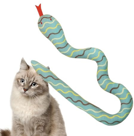 Lnhgh Katzenspielzeug Schlange, Katzenminze Schlangenspielzeug für Katzen | Katzenspielzeug in Schlangenform aus Karton zum Selbstspielen | Katzen-Beißspielzeug, Katzenzubehör für Hauskatzen