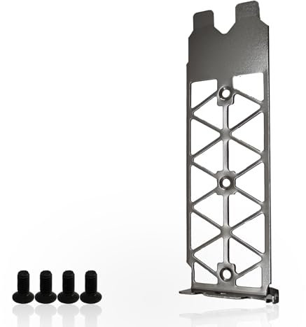 Lzcdelyxiao Generic Full Height Bracket Compatible with Nvidia Tesla P40 P100 M60 V100 GPU PK3RJ 820178-001 with 4 Screws