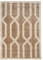 Teppich Viskose Wolle braun / beige 160x230 cm mit geometrischem Muster Mahrin