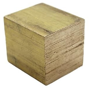 metal plate Brass Square Bars Brass Block, Length 200mm Thickness 5-15mm Metal 1pcs copper mechanical (Size : 25X25X25mm)