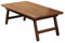 SanzIa Japanischer Bambus-Kaffeetisch, tragbarer niedriger Picknicktisch, Bodensitz-Tatami-Tisch Altar-Bodentisch, werkzeuglose Montage(67x34.3x27cm)