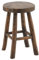 IDIMEX Hocker Bombay massiver Teak Hocker braun, Vielseitiger Blumenhocker, Kinderhocker, Dekohocker, Beistelltisch