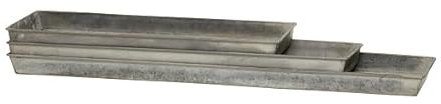 Chic Antique Zink-Display-Tablett 3er Set