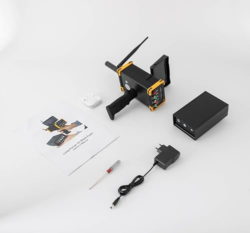 Set di rivelatori di metalli manuali professionali con display LCD, rilevatore di metalli profondo, oro, scanner di diamanti, tester per l'oro, tester d'oro, telecomando in argento, gemma sotterranea