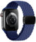 Zythtic Geflochten Armband Kompatibel mit Apple Watch Armband 40mm 41mm 38mm 42mm Damen Herren, Stoff Sport Nylon Band mit Magnetisch Verschluss für iWatch SE Series 10 9 8 7 6 5 4 3 2 1,Blau