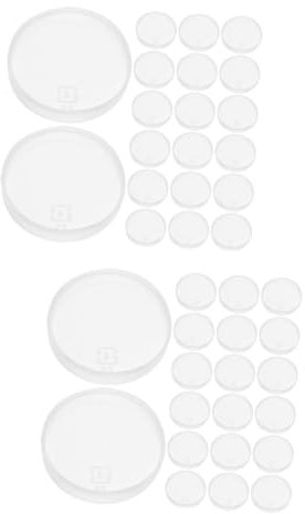 STOBOK 20pcs Crafting Glue Applicator Small Glue Dispenser Trays Plastic Gluing Plates