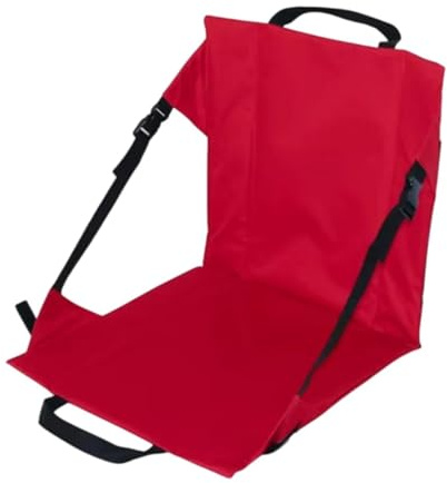 Harilla Klappbarer Strandstuhl, Stadionsitz, Leichter Bodenstuhl, Bodenstuhl, zusammengeklapptes Sitzkissen für Camping, Bleacher-Ausflüge, Picknicks