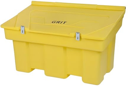 350L Stackable Lockable Grit Salt Bins Heavy Duty Containers 126x75x71CM