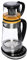 HuKaiL Bollitore doppio (2.5L grande bollitore elettrico+1L piccola teiera), bollitore portatile in vetro temperatura regolabile per viaggi, ufficio, hotel