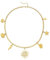 Emibele Collier Doré pour Femme, Collier Coquillage avec Pendentifs Étoile de Mer et Coquille, Acier Inoxydable Plaqué Or 18K, Anti-Ternissure, pour Été, Plage, Vacances, Fête