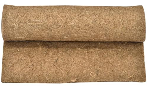 INOOMP Worm Blanket Jute Fiber Mat for Lizard and Tortoise Terrarium Bedding, Absorbs Excess Water and Convenient for Manure Cup Or Worm Manure Loading Box Use