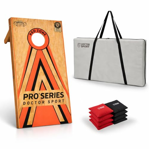 Doctor Sport Cornhole Pro+ Set 120 x 60 cm, Environ 14 kg par Planche