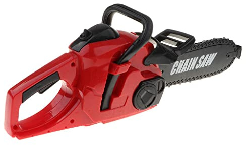 MagiDeal Motosega Giocattolo Elettrica per Bambini Catena Rotante Simulazione Lavori di Casa Utensile Finto da Costruzione Plastica Durevole Adatta per