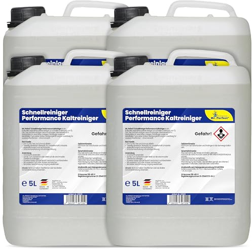 Mr.Perfect® Kaltreiniger Motorreiniger 4x5L | Kraftvoller Motor Reiniger für Auto, Motorrad & Werkstatt | Wirksame Motorwäsche gegen Öl, Fett & Teer | Schonend & nicht korrosiv