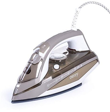 ADLER Camry Ferro da stiro, suola in ceramica, potenza 3000W, funzione vapore verticale