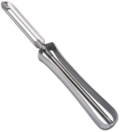 Aniso Kitchen vegetable peeler-Stainless steel rotary peeler for vegetable and carrot fruit，with ergonomic safety and control handle-Dishwasher Safety