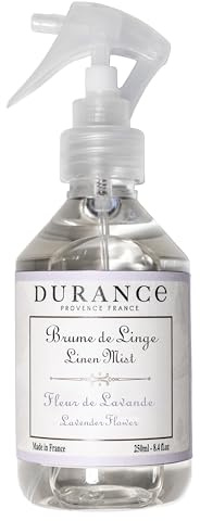 Durance Textilspray - Wäschespray - 250ml - Wäscheparfum Lavendel - Für einen erfrischenden Duft in Ihrem Zuhause - 042605