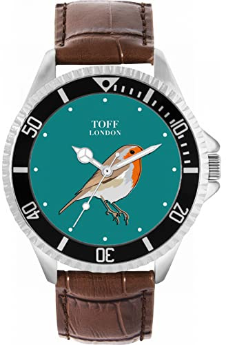 Toff London Robin-Vogel-Uhr