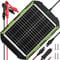 Sun Energise Chargeur et mainteneur de batterie à énergie solaire 20 W 12 V, contrôleur de charge MPPT intelligent intégré, panneau solaire étanche 20 W 12 V kits de charge pour voiture, bateau,