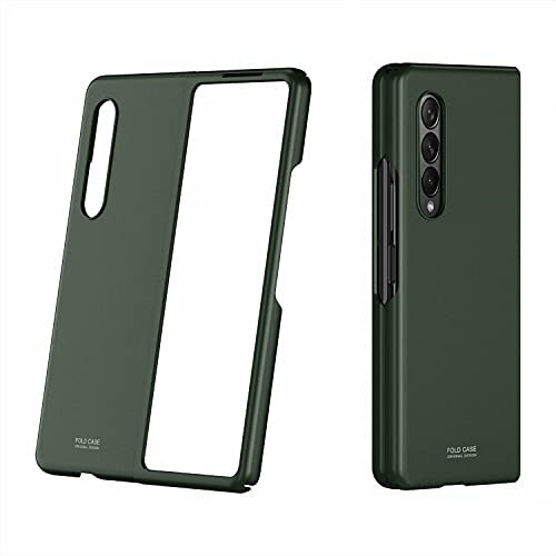 Wuzixi Cover per Samsung Galaxy Z Fold 3 5G. Cover Sottile & Robusto, Anti-Graffi, Custodia Cover Protettiva Case per Samsung Galaxy Z Fold 3 5G.Verde