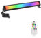 CLY Barra Led RGB 25W, Luz LED RGB de Pared con Control Remoto 360° Foco LED RGB Exterior 10 Colores 6 Brillos 30 modos dinámicos Memoria y Temporizador Barras de Luz RGB IP66 para Bar Jardín Fiesta