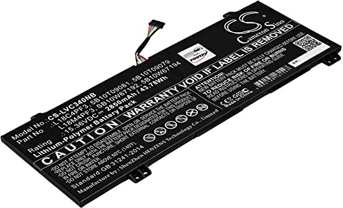Akku kompatibel mit Lenovo Typ L18C4PF3, 15,36V, Li-Polymer