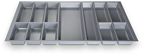 SOTOOLS KÖNIG Besteckeinsatz IV Silbergrau Breite: 826 mm Besteckkasten für 90er Korpus